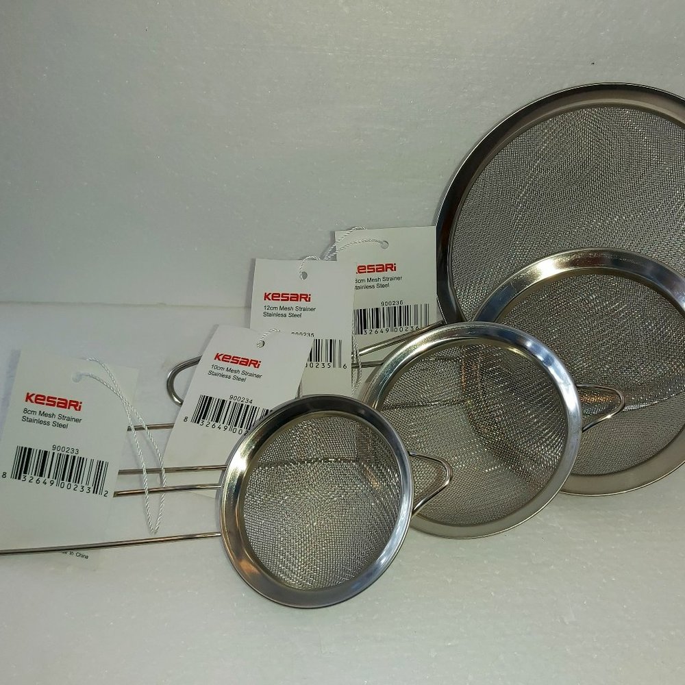 Stainless Steel Strainer Set 4 pieces